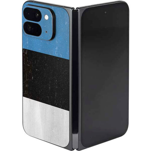 Estonia Flag Distressed Google Pixel 9 Pro Fold Skin